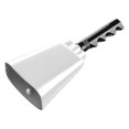 thumbnail image 3 of Cow Bell Hand Percussion Noise Makers Cowbell Loud Call Bell Concert Celebration white, 3 of 8