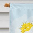 thumbnail image 3 of Carolines Treasures BB2085CHF Bichon Frise Été Plage Toile Maison Drapeau, 3 of 4