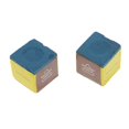 thumbnail image 1 of QualitChoice 2 Pieces Cubes Pool Cue Tip Table Accessories Chalk Blue Snooker Billiard, 1 of 6