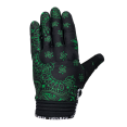 thumbnail image 1 of Classic Black & Green Paisley Fast Mask Motorcycle Gloves, 1 of 3