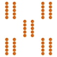 thumbnail image 3 of maskred 10 Pieces EVA Foam Golf Swing Training Exercises Balls Practice Orange 42mm 5Set, 3 of 6