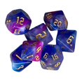thumbnail image 2 of 7 Pcs Jeu de Rôle Polyédrique Coloré pour RP MT g g, 2 of 8