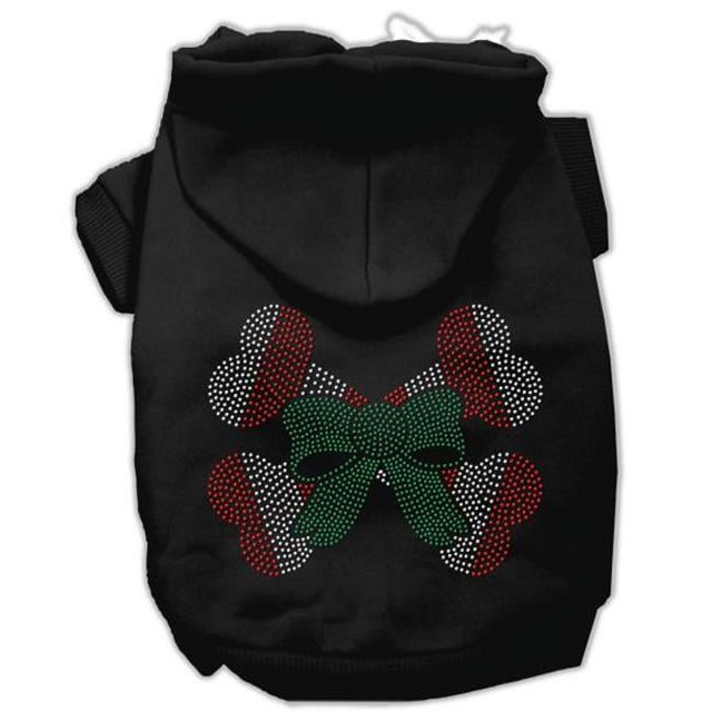 Sweat à Capuche en Strass Canne à Sucre Noir XXXL(20)
