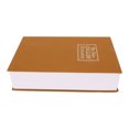 thumbnail image 2 of Small Book Safe, Durable Sturdy Book Safe Combination Lock  For Traveling Brown, 2 of 8