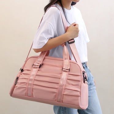 LSLJS Sacs de Sport Extensibles, Sacs de Sport et de Voyage de Fin de Semaine, Grands Sacs Légers pour la Nuit pour Hommes et Femmes, Sacs de Voyage, Sac Fourre-Tout de Sport