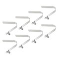 thumbnail image 1 of Uxcell 10x6mm Kayak Paddle Snaps, Hollow Button Single Pin Lock Tube Spring Clips for Tent Pole, 8 Pack, 1 of 6