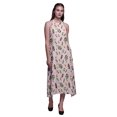 thumbnail image 1 of Bimba Robe de Plage Longue Dos Nu à Col Licou Imprimée pour Femmes - Grande, 1 of 6