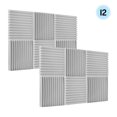 thumbnail image 1 of Amdohai Muslady 12pcs/pack Studio Acoustic Foams Sound Insulation Foam Sound, 1 of 8