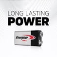 thumbnail image 2 of Piles alcalines 9 V Energizer MAX, emballage de 2, 2 of 9