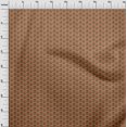 thumbnail image 3 of oneOone Cotton Flex Rust Brown Fabric Florals Sewing Material Print Fabric By The Yard 40 Inch Wide, 3 of 4