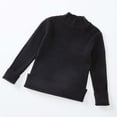 thumbnail image 2 of LOVZFMLL Girl's Sweater, Turtleneck Ribbed Pullover Solid Color, Casual Essential Stretchy Layering Top Fall Clothes Warm Winter Tops Kid Girls Clothes for 6 Years, 2 of 3