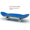 thumbnail image 4 of Finger Skateboard Board Width 32mm Professional Maple Fingertip Skateboard Double Rocker Mini Skateboard Purple, 4 of 8