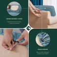 thumbnail image 5 of CHUN YI Housse de Canapé Extensible en Spandex à Carreaux Housse de Coussins de Dossier Séparé, 5 of 5