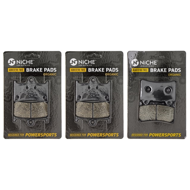 Niche Complete Semi-Metallic Brake Pad Set for Yamaha FZ1 Motorcycle MK1002590
