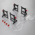 thumbnail image 3 of KLKCMS Camber Gauge High Performance Premium Aluminum Alloy 1/10 RC Car Set up Tool Red, 3 of 6