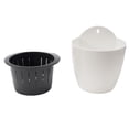thumbnail image 3 of Wall-mounted flower pot automatic water-absorbing plastic green dill, 3 of 10