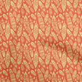 thumbnail image 1 of oneOone Velvet Orange Fabric African Sewing Craft Projects Fabric Prints By Yard 58 Inch Wide, 1 of 4