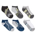 thumbnail image 1 of Athletic Works Boys' Ankle Socks 6-Pack, 1 of 1