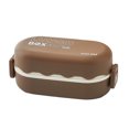 thumbnail image 2 of RXIRUCGD Two Layer Lunch Box For Kids Leak Proof Bento Box Microwave and Dishwasher Safe Lunch Container, 2 of 7