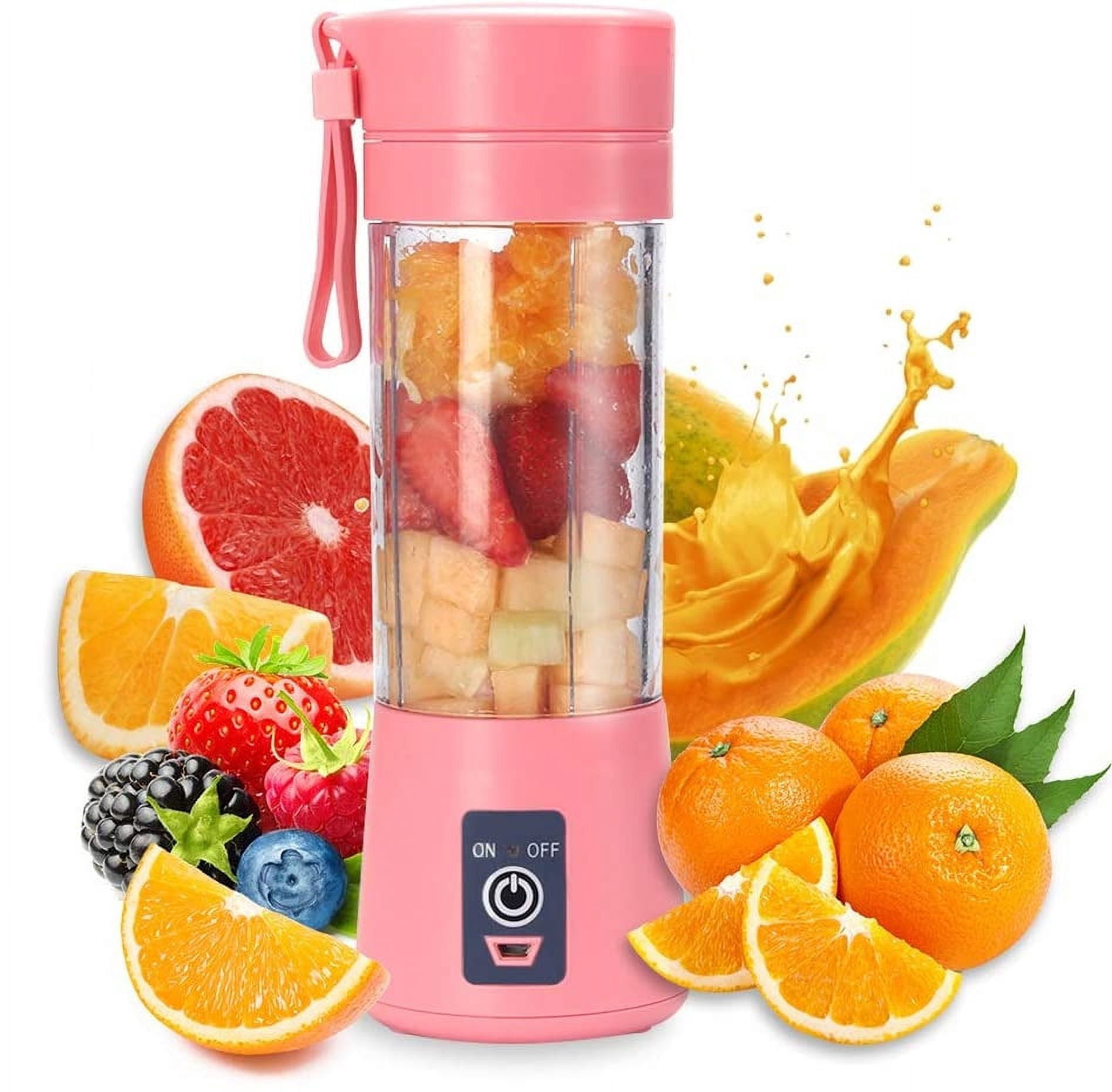 Jinsinto Portable Blender Smoothies Personal Blender Mini Shakes Juicer Cup USB Rechargeable.
