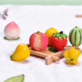 thumbnail image 4 of Simulation Fruit Mini Melon D\'eau Fraise Mangue Paysage Ornements Décoration de Bureau, 4 of 8