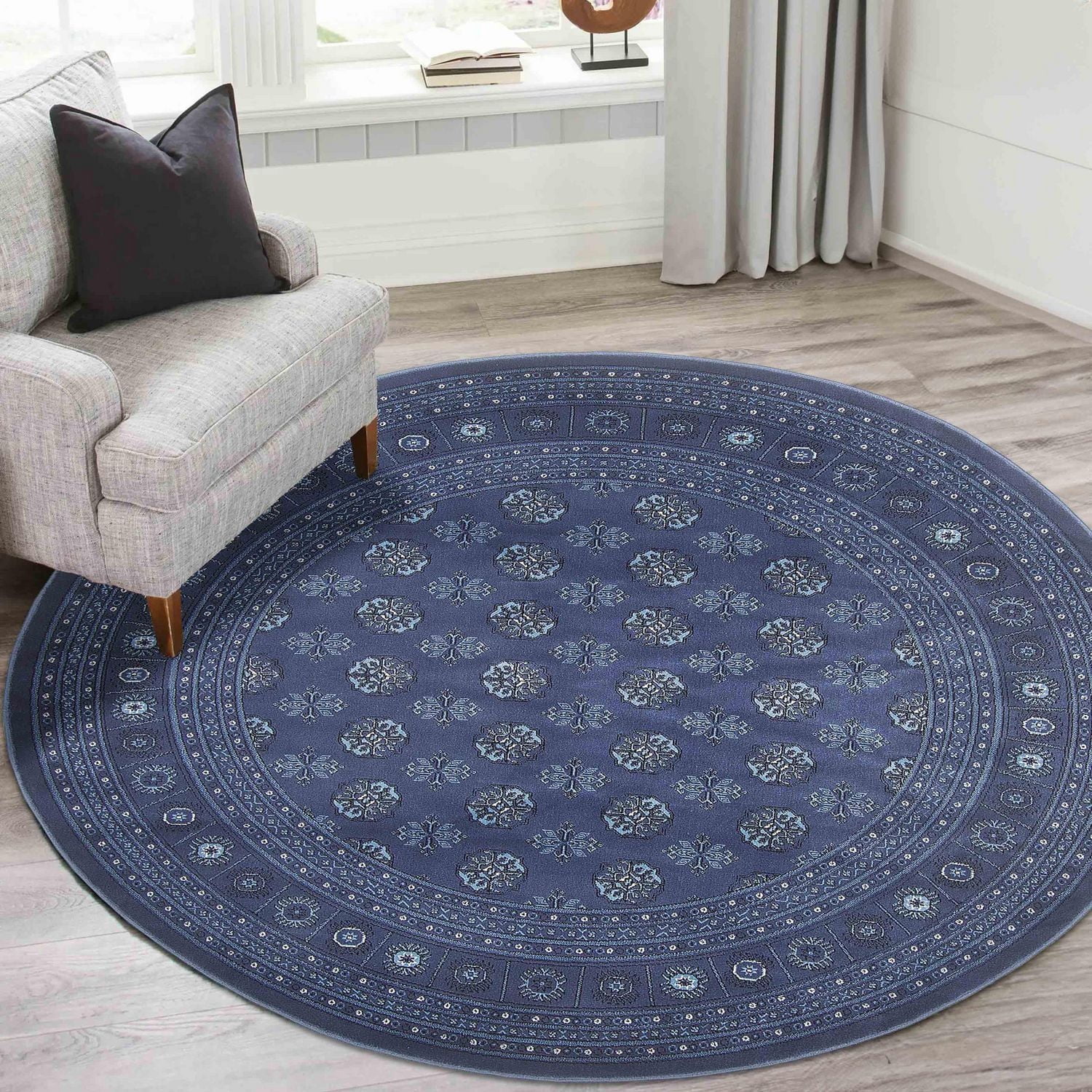 ECARPET Bokhara Traditional Oriental Area Rug, Classic Geometric Pattern
