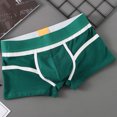 thumbnail image 2 of DPTALR Men's Solid Color Boxer Large Size Mid Waist Boxer Briefs, 2 of 3