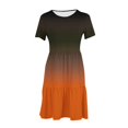thumbnail image 4 of Weiqiqre Robes pour Femmes Été Décontractées à Manches Courtes Col Ras du Cou Robes T-Shirt Amples Évasées Mini avec Poches, 4 of 5