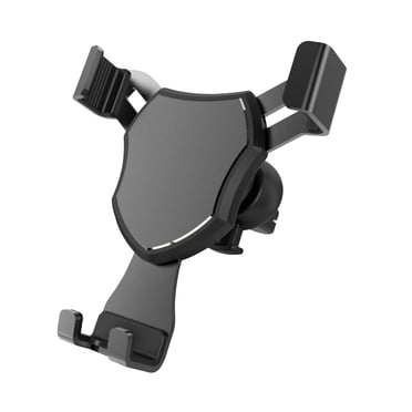Car Phone Mount Vent Lightweight Alloy Gravity Car Phone Holder, Car Navigation Car Phone Holder, Thickened Silicone Pad