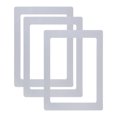 thumbnail image 1 of Unique Bargains Cadre Photo Magnétique 5x7, 3 Pcs Cadre Magnétique Cadres Photo Magnétiques Réutilisables pour Réfrigérateur, Gris, 1 of 7