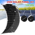 thumbnail image 4 of 100W Solar Panel, 100 Watt Portable Solar Panel Outdoor Power Supply Lightweight Good Durability  for RV, 4 of 7