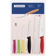 thumbnail image 2 of Tramontina Plenus Cutlery 18/0 Stainless Steel 7 Pc Knife Set with Multi-Colored Polypropylene Handles, 2 of 4