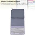 thumbnail image 4 of Tablet Wireless Keyboard, Rechargeable 7 Color Backlit Tablet Keyboard Case  for Work Study Blue, 4 of 7