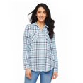 thumbnail image 1 of Penmans Women's Button-Up Plaid Shirt, 1 of 6