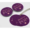 thumbnail image 4 of Inkdotpot Pack Of 50 Ready To Pop Baby Shower Favor Paper Tags Craft Real Rose Gold Foil Hang Tags, 4 of 6