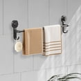 thumbnail image 1 of EGNMCR Tools&Home Improvement Towel Rack Suction Cup Strong Punch-free Bathroom Towel Rack Wall Hanging Bathroom Shelf Storage Pole, 1 of 4