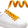 thumbnail image 3 of Solid Flat Shoelaces Hollow Thick Athletic Shoe Laces Strings 2 Pair, 3 of 7