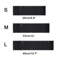 thumbnail image 2 of relayinert 2pcs/set No Buckle Elastic Belts For Easy And Quick Adjustment And Practical Belt Unisex black M, 2 of 6