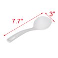thumbnail image 2 of Unique Bargains Home Kitchen Plastic Tableware Porridge Soup Ladle Spoon White 19.5cm Long, 2 of 3