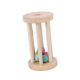 thumbnail image 3 of Lipstore Baby Roller Rattle Wood Toys Rattles with Bells Smooth Surface Infant Roller Toy A, 3 of 8