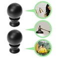 thumbnail image 3 of Shisuyan Table Lamp Fittings Black Aluminium Alloy 4Pcs 1.6x1In, 3 of 8