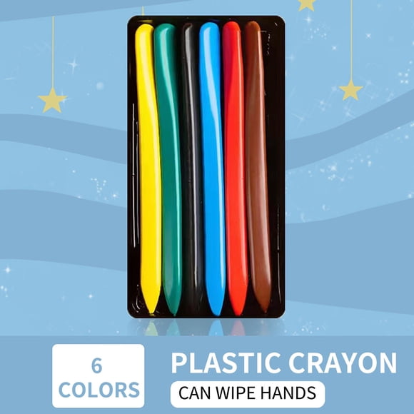 Neoyler Triangular Plastic Crayon Set for Kids Safe Washable Toddler Art Supplies Easy Grip No Mess 36 Assorted Colors Childrens Creative Drawing Suit Gift for Ages 3 Plus