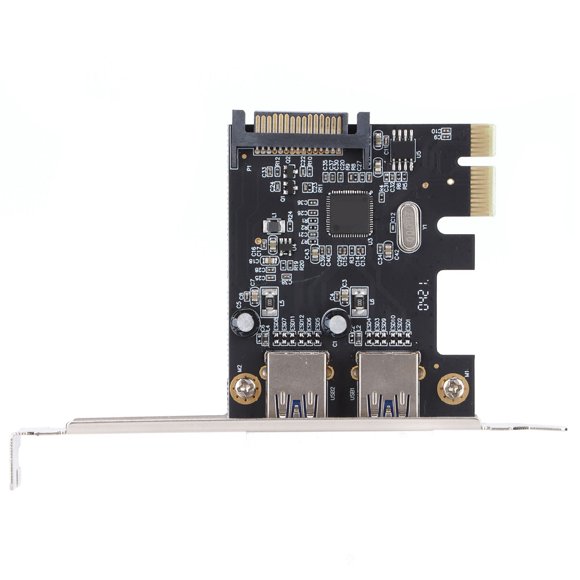 PCIE Expansion Card USB3.0 5Gbps HighDpeed Transmission TwoPort Desktop Computer Slot Adapter
