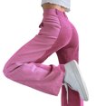 thumbnail image 3 of EYIIYE Pantalon Décontracté en Patchwork de Couleur Contrastante pour Femmes, 3 of 7