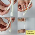 thumbnail image 2 of Battery Operated Taper Candles with Holder Flickering Warm, 2 of 7