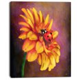 thumbnail image 2 of Gerber et Coccinelle Aquarelle - Impression d'Art Floral sur Toile, 2 of 4