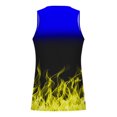 thumbnail image 4 of Penkiiy Débardeur Sport pour Homme Décontracté Mode à Imprimé Flamme, Col Rond, Chandail, TG Jaune, 4 of 4