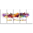 thumbnail image 1 of Design Art San Francisco Skyline Canvas Print, 1 of 3