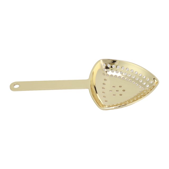 Bar Strainer, Decorative Cocktail Strainer For Bar For Kitchen Gold Plated