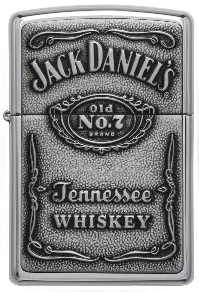Zippo Emblème d'étiquette-étain de Jack Daniel (250JD.427)